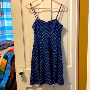 NWOT Cute Blue Summer Dress